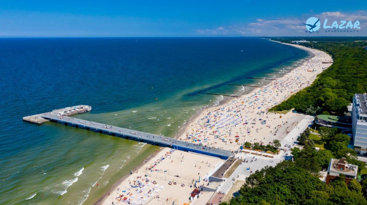 Lazar Apartamenty Nadmorskie Tarasy Kołobrzeg Buitenkant foto